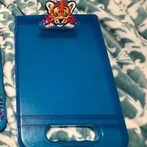 COPY - Lisa Frank hunter blue Clipboard vintage